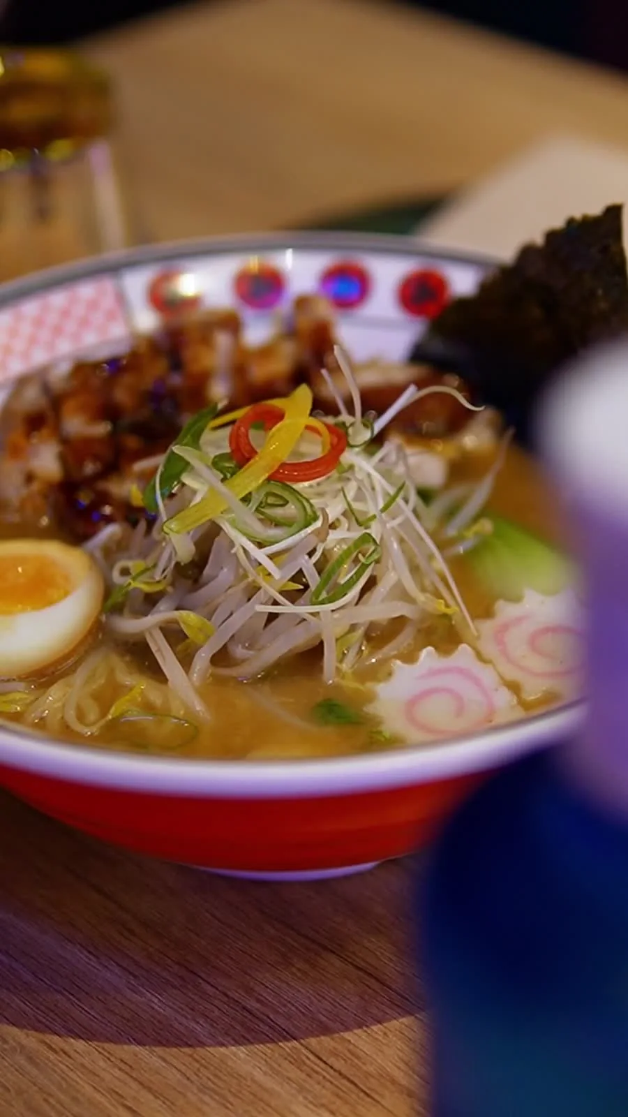 A bowl of ramen from the finished Buga Ramen restaurant film